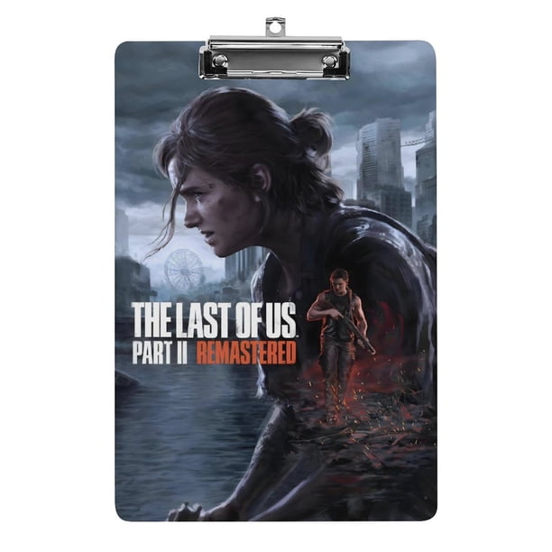 The Last of Us Portapapeles de acrílico A4, tamaño carta estándar, carpeta con clip 31.8x 21.5CM para estudiantes, profesores y oficina