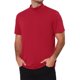 thumbnail image 1 of INSPIRE CHIC Camiseta de Hombre Cuello Mock Manga Corta Sólida Ligera de Algodón Casual Talla 3XL Burdeos, 1 of 6