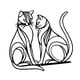 thumbnail image 4 of Decoración De Pared De Gato, Elegante Y Creativa, Ideal Para El Hogar, Vacaciones Y Sala De Estar., 4 of 5