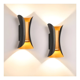 thumbnail image 2 of Pack 2 Aplique Led  BelugCálida Moderno Impermeable Exterior Negro, 2 of 5