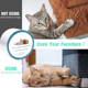 thumbnail image 5 of Cinta de entrenamiento antiarañazos para gatos, 100 mm x 30 yardas, almohadilla protectora para muebles de gato, almohadilla protectora transparente de doble cara para sofá de gato, cinta para patas, 5 of 8