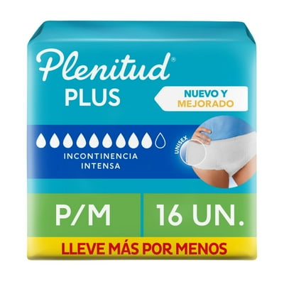 Ropa Interior Desechable Protect Plus P/M 16 Un Plenitud