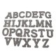 thumbnail image 1 of 26 Parches Del Alfabeto Inglés Para Coser, Apliques De Letras Para Vaqueros, Color Negro, 1 of 1