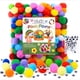 thumbnail image 1 of Pompones Caydo de Craft Supplies, 300, 2,5 cm, con 100 ojales que se mueven, 1 of 7