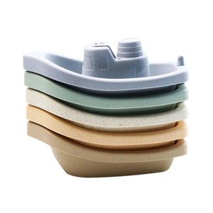 Bothyi - Barcos De Baño De 5 Piezas, Juguetes Apilables Para El Baño, Regalo De Cumpleaños Para Niños En Edad Preescolar