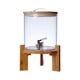 thumbnail image 1 of Dispensador De Barril De Bebida De Vidrio Con Grifo De Acero Inoxidable Almacenamiento De Jugo De Limón 5L, 1 of 5