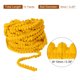 thumbnail image 2 of Uxcell 10 Yardas Pom Pom Bola Flecos Cinta Accesorio de Costura Manualidades DIY, 5mm Amarillo, 2 of 6