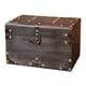 thumbnail image 1 of Caja De Almacenamiento De Diseño Retro, Cofre Del Tesoro De Madera Para Mujer, Novia, Compromiso, Gris, 1 of 5