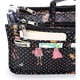 thumbnail image 2 of Organizador de Cartera BTSKY Nylon 29,5x16x9,5 cm Negro/Rosa 13 Compartimientos, 2 of 3