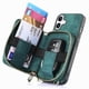 thumbnail image 4 of Funda Tipo Cartera con Correa Cruzada para iPhone 16 Protección Contra Golpes Verde, 4 of 6