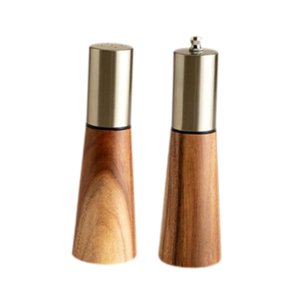 Bothyi - Molinillo De Sal Y Pimienta, Molinillo De Madera Para Especias, Molinos De Sal Para El Hogar, Barra De Picnic Sin Bandeja