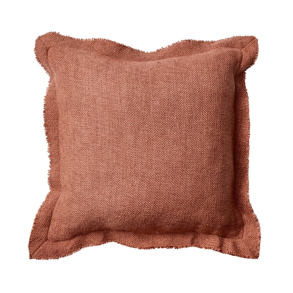 Cojín Better Homes & Gardens Luxe Flange 20 x 20 de Poliéster Rojo