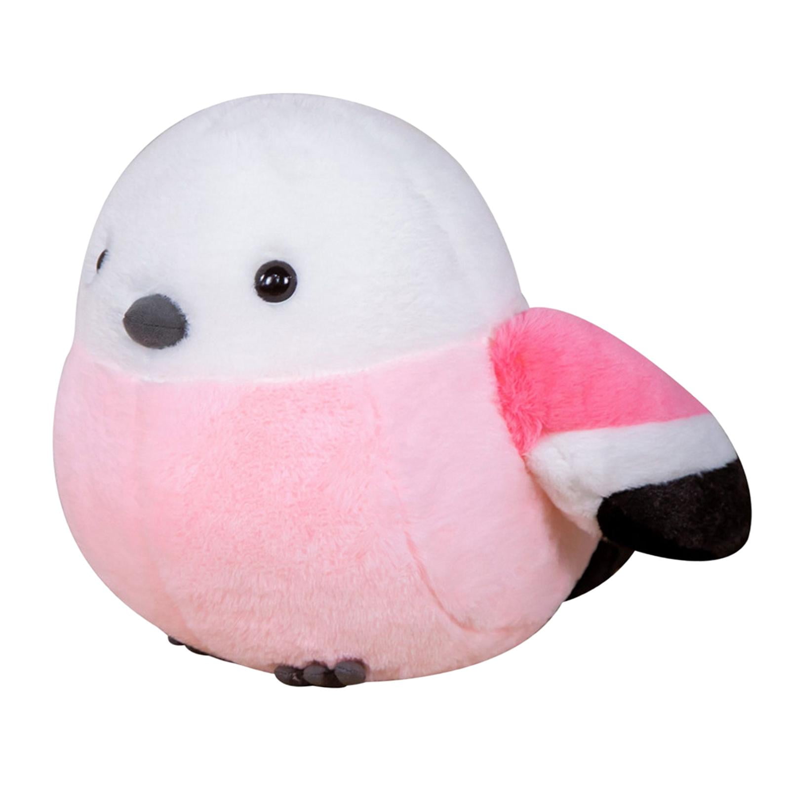 Magideal - Animal De Peluche De Pájaro De Peluche Suave, Juguete De Animal De Peluche, Juguete De Peluche De Pájaro Para Decoración Del Coche Del Dormitorio D Rosa 30cmx40cm