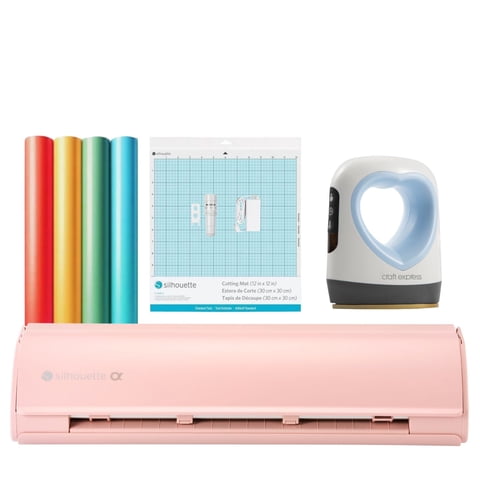 Silhouette Cameo 5 Alpha Pink + Plancha Mini Craft Exrress