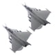 thumbnail image 4 of 2x 1 72 Dassault Rafale Plane Fighter Aleación Y Soporte De Pantalla Diecast Aircraft, 4 of 5