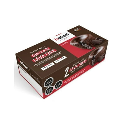 Volcán De Chocolate Belga 2 Un 180 G Bakeri