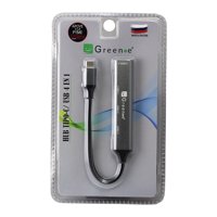 Green E - Adaptador Hub Multipuertos Tipo C Con 4 Puertos Usb Carga Transferencia De Datos