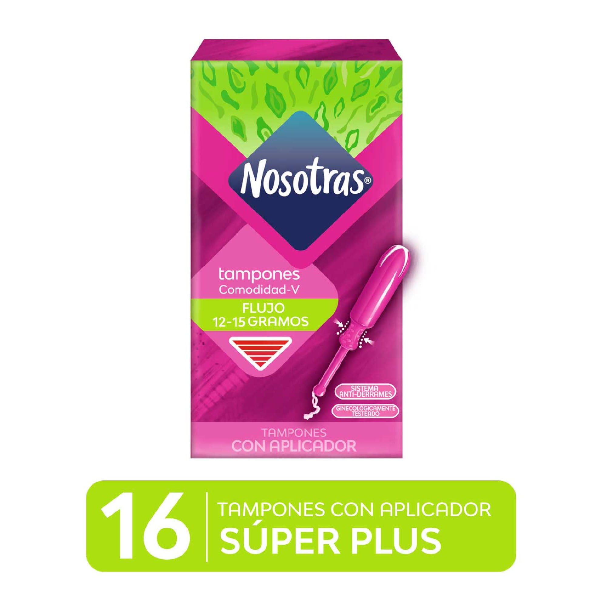 Tampones Con Aplicador Super Plus 16 Un Nosotras
