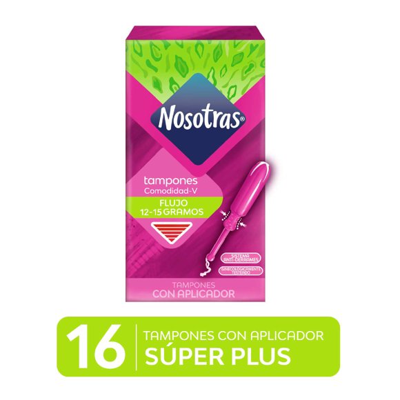 Tampones Con Aplicador Super Plus, 16 Un