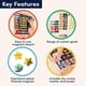 thumbnail image 3 of Tabla de responsabilidades Battat Education Magnetic, 92 piezas, 3+, 3 of 8