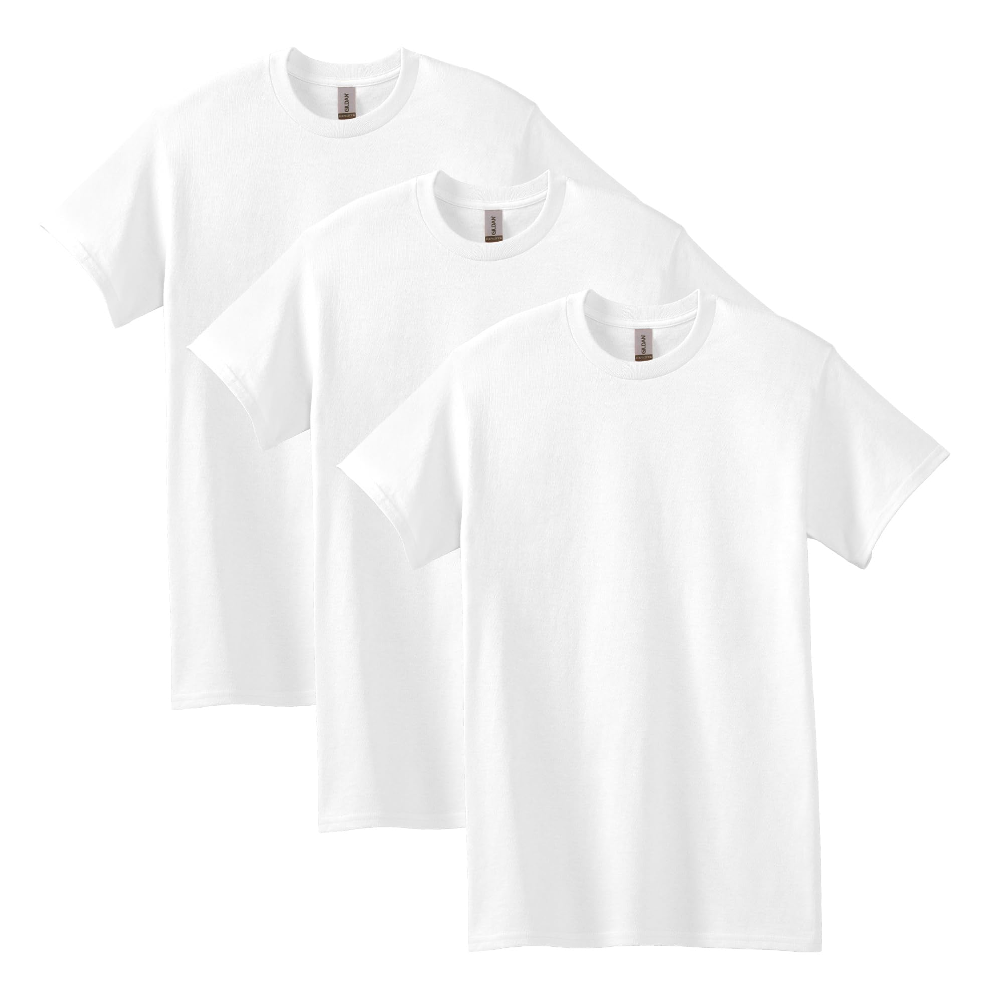 Camiseta Gildan Heavy Cotton G5000 Para Hombre, Talla Xl (paquete De 3)