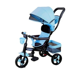 Kidscool - Triciclo 4 Funciones En 1 Azul