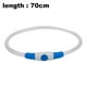 thumbnail image 2 of Collar luminoso para perro, 1 unidad, impermeable, mini, recargable por USB, de TPU, con brillo, de seguridad, básico, 2 of 5