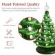 thumbnail image 2 of Árbol de Navidad de cerámica Best Choice Products de 15 cm con 64 luces, 2 of 7