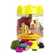 thumbnail image 1 of Set de bloques de construcción B. toys Bristle Block Stackadoos a partir de 2 años, 1 of 8