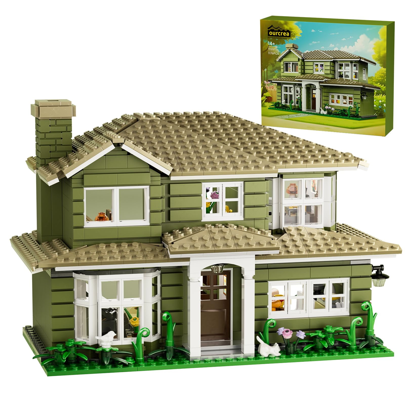 Set De Construcción Myfuntoy Modern House The Dunphy's House 1176 Piezas