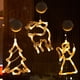 thumbnail image 1 of Paquete de 3 luces navideñas para ventana con ventosas y pilas., 1 of 5