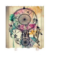 Genérico - Cortina Para Baño Con Forro De Ducha 180 Cm L62