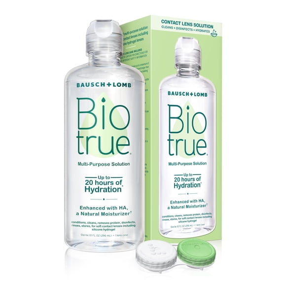 Solución Multiusos Para Lentes De Contacto De 300 Ml Con Funda
