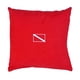 thumbnail image 1 of Bandera de buceo Decoración para el hogar Sofá Funda de cojín Cojines Funda Rojo, 1 of 3