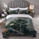 thumbnail image 1 of Master Chief 117 Themed Bedding Set Duvet Cover and Pillowcase Set Soft and Comfortable for All Seasons, 1 of 1