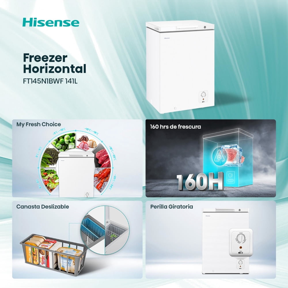 Hisense FT145N1BWF Blanco, foto 2