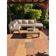 thumbnail image 3 of Terraza Rústica Modelo Ele 5 Cuerpos Madera Color Roble Cojinería Beige, 3 of 4