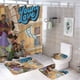 thumbnail image 1 of Juego de Cortina de Ducha y Alfombras de Baño Desmarcar Amor Joven 4 Piezas, 1 of 6