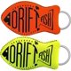 thumbnail image 1 of Llavero flotante de neopreno DriftFish para barco | Tamaño jumbo | Capacidad para 5 o 6 llaves | Fabricado en Estados Unidos | Llavero impermeable | Verde y naranja, 1 of 7