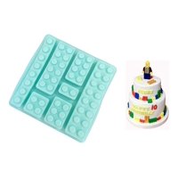 Genérico - Molde De Silicona Molde Fondant Bloques Molde Bloques