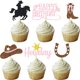 thumbnail image 1 of Decoración para pastel DOMOO OF DREAMS Tema Vaquera Rodeo Fiesta del Oeste, 1 of 5