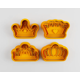 thumbnail image 2 of Figura decorativa - Cortador de Galletas Corona (pack 4 un), 2 of 3