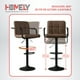 thumbnail image 3 of Silla De Bar Piso Taburete Homely Noir Comfort 61-81CM - Negro, 3 of 10