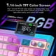 thumbnail image 2 of Teclado mecánico inalámbrico FOPATO H98 de 96 teclas con RGB - Púrpura, 2 of 8