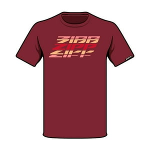 Rockshox - Polera Zipp Manga Corta Z2206 Burdeos