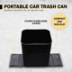 thumbnail image 4 of Cubo de basura de coche HAUSSIMPLE negro grande con solapas de estabilidad, 4 of 9