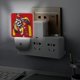 thumbnail image 5 of Hamburglar / Ladrón de Hamburguesas Luz nocturna LED con sensor de anochecer a amanecer para dormitorio, baño, pasillo, escaleras - Lámpara LED nocturna de enchufe, 0.5W - 1 pieza, 5 of 6