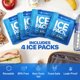 thumbnail image 3 of Ice packs RIDGECOOL reutilizables, paquete de 4, 18 x 17 cm, libres de BPA, 3 of 6