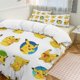 thumbnail image 2 of Pikachu 3 Piece Sets Full/Queen Size - Reversible Microfiber Quilts with Shams Soft Lightweight Bedspread Coverlet Comforter for All Season Bed Sheets, 2 of 4