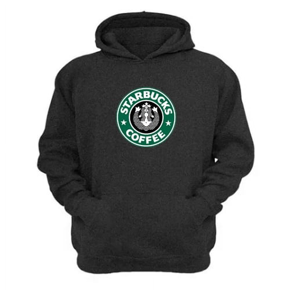 Genérico - Polerón Canguro Starbucks Gris Oscuro Talla L Unisex